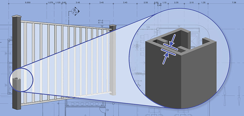 xxxREGION Aluminum fence Posts installation company